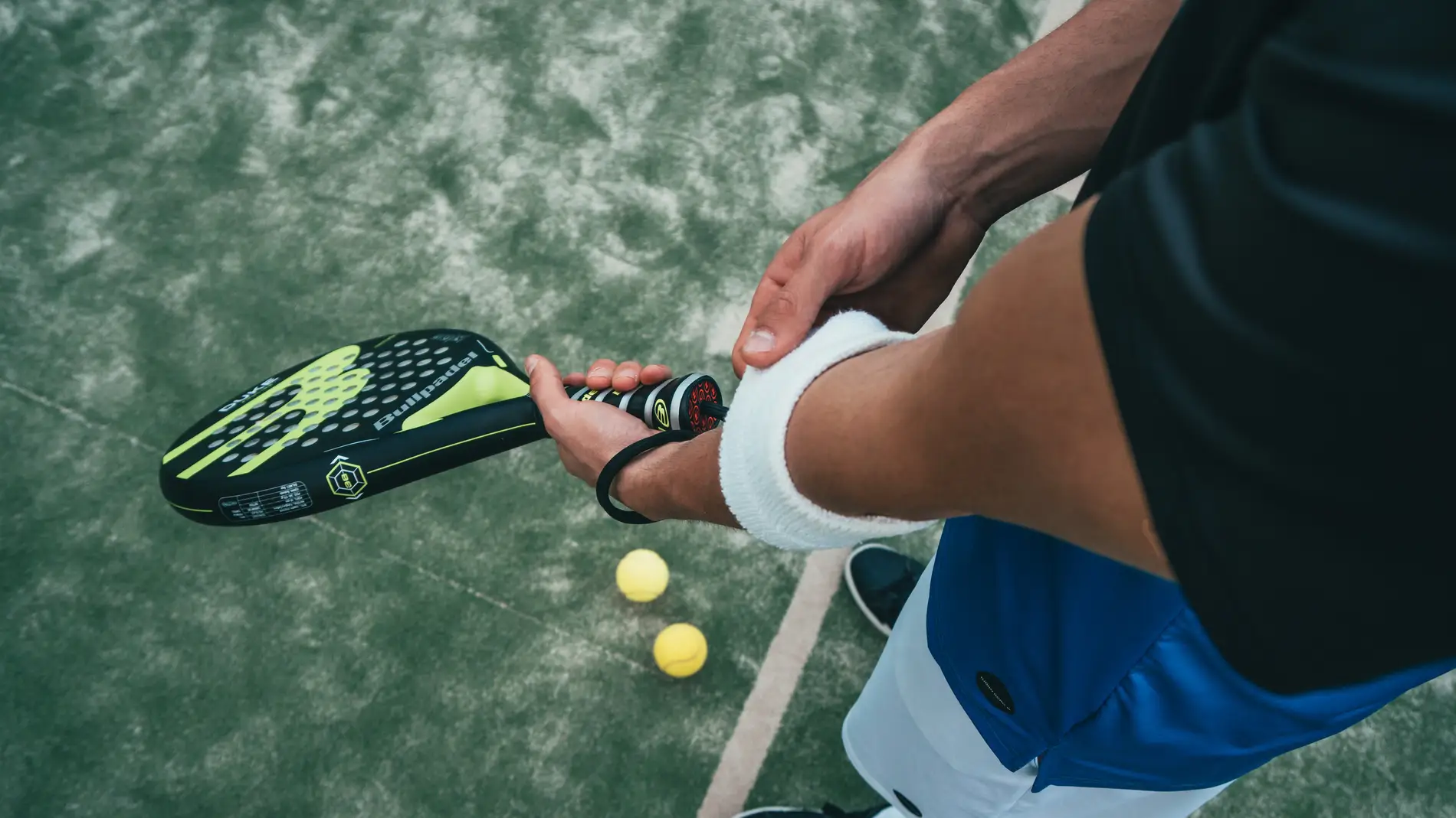 Una pala de padel Una pala de padel
