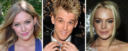 ¿Qué pasó entre Aaron Carter, Lindsay Lohan y Hilary Duff? 