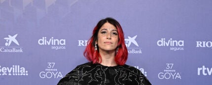 Bely Basarte, en la alfombra azul de los Goya 2023.
