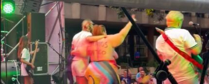 Itziar Castro y Rocío Saiz cierran un reivindicativo orgullo de Madrid. 