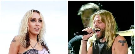Miley Cyrus y Taylor Hawkins