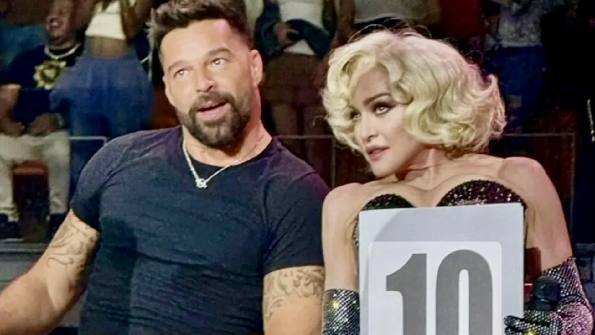 Ricky Martin y Madonna en el Celebration Tour de Miami Ricky Martin y Madonna en el Celebration Tour de Miami
