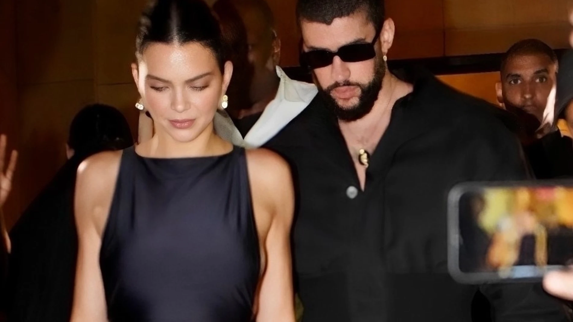 Bad Bunny y Kendall Genner en París Bad Bunny y Kendall Genner en París