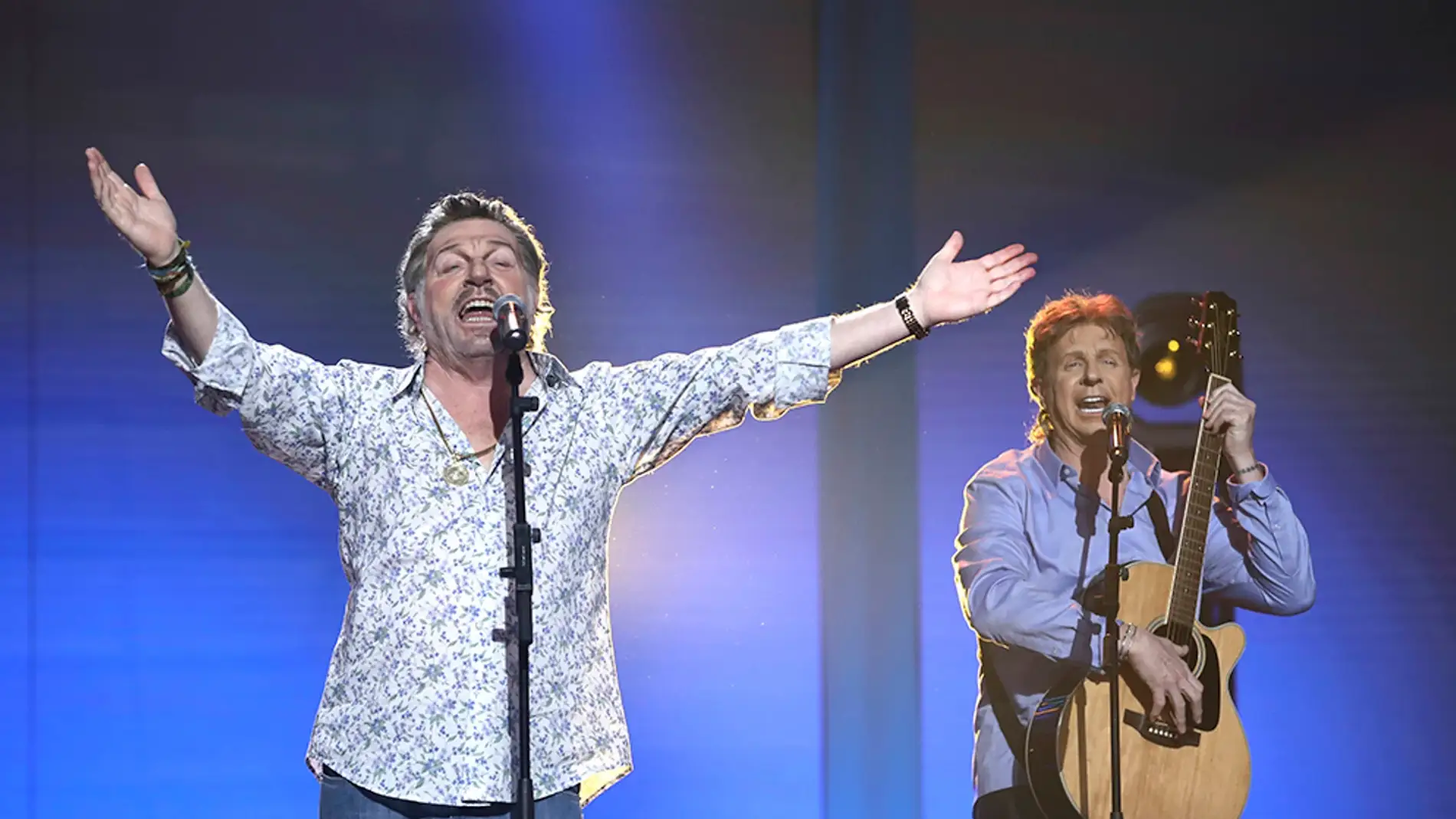 Los Morancos imitan a los Gypsy King en la segunda semifinal de Tu cara me suena | Antena 3 Los Morancos imitan a los Gypsy King en la segunda semifinal de Tu cara me suena | Antena 3