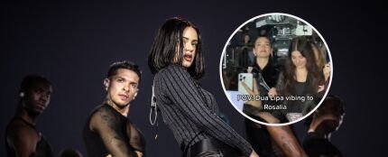 Dua Lipa y Camila Morrone dándolo todo en el concierto de Rosalía 