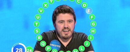 ¡Atención a Orestes! A una del bote tras un turno de 20 aciertos: ¿completará ‘El Rosco’?